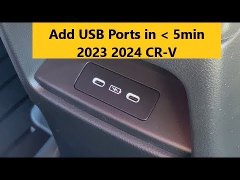 2023 2024 2025 2026 Honda CR-V USB Port Upgrade Easy