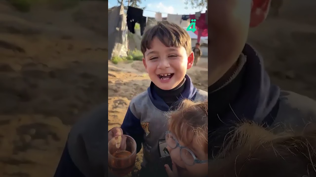 فيديو | "ازاي أوصف لك يا حبيبي الشاي".. أطفال من غـ ـزة يغنون تعبيرًا عن حبهم للشاي
