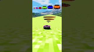 small car vs mini car 🚗 #minecraft #shorts