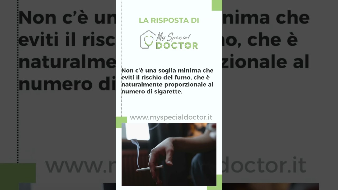 100 - Per non correre alcun rischio è sufficiente fumare poche sigarette al giorno?