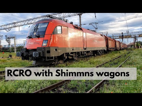 Rail Cargo Romania 1116 071 with Rail Cargo Hungaria Shimmns wagons