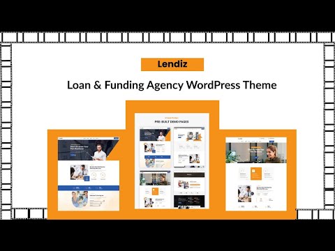 🎯 Lendiz WordPress Theme – Build a Loan & Funding Website in Minutes! 🚀 | No Coding Needed