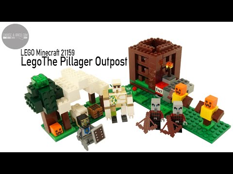LEGO 21159 The Pillager Outpost - Minecraft Speed Build