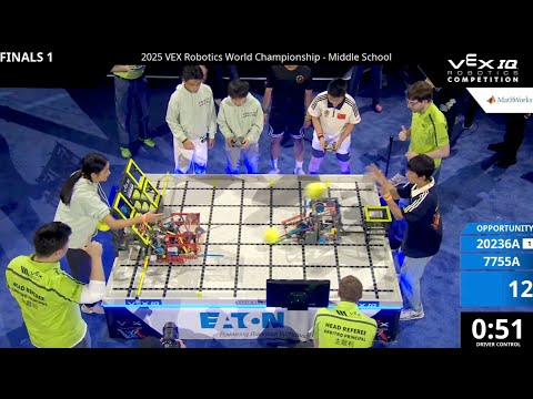 VEXIQ Worlds Finalist Finals 1 Middle School (2025)