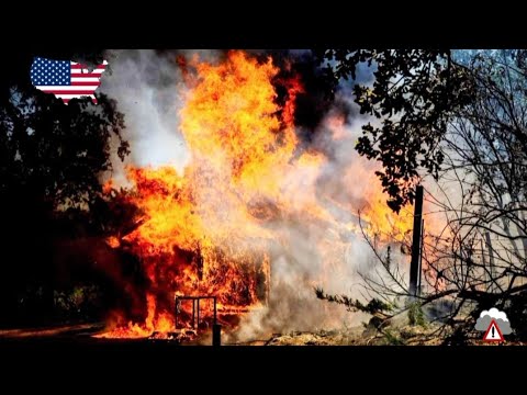 Massive prairie fire in Balch Springs /Texas  :USA 🇺🇲