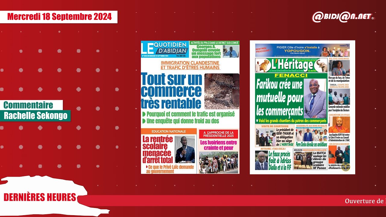 Titrologue du jeudi 19 septembre 2024/ l’Africa saisit à son tour le tribunal arbitral du sport