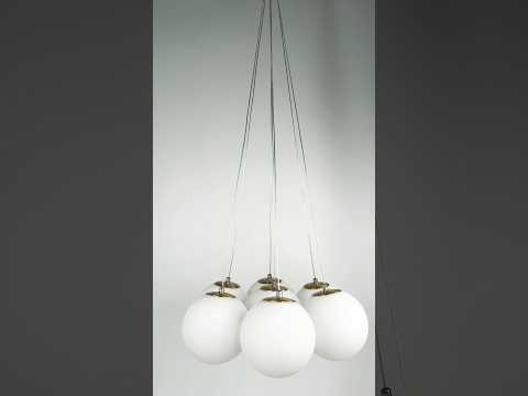 Люстра стельова Aura-7 з матовими плафонами діаметром 130/150см