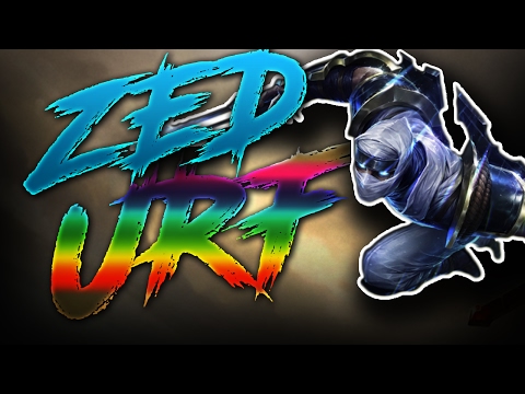 URF ZED - ULTRA RAPID FIRE ZED SEASON 7 - URF 2017  - ZED  ULTRA RAPID FIRE - LEAGUE OF LEGENDS URF