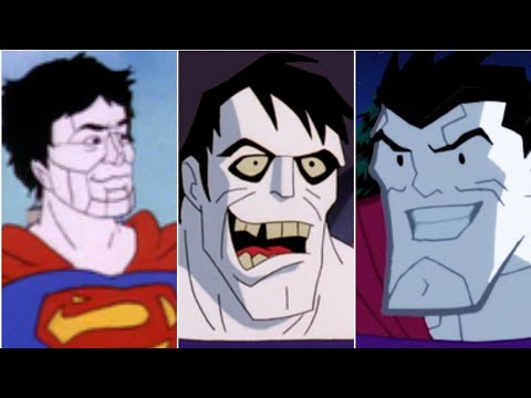 Evolution of "Bizarro" in Cartoons and movies. (DC Comics) (1975-2020)