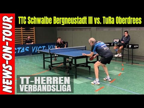 Packendes Kräftemessen: Manfred Nieswand vs. Jonas Langer | TT Herren Verbandsliga | Sa. 25.03.2023