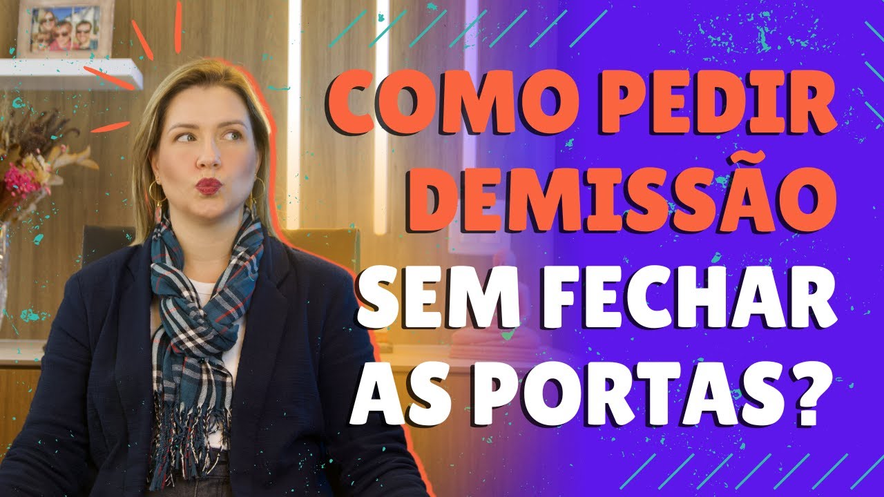 Como pedir demissão sem fechar as portas para a empresa?