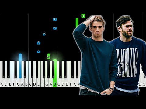 The Chainsmokers - Don't Let Me Down - EASY Piano Tutorial