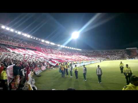 "Huracán Final Sudamericana en Bogotá" Barra: La Banda de la Quema &bull; Club: Huracán