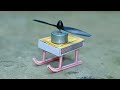 How To Make A Helicopter Matchbox Helicopter Diy Toy