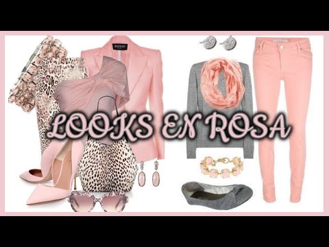 COMBINACIONES DE ROPA FINAS Y ELEGANTES EN TONOS ROSA UN COLOR FINO Y DELICADO /OUTFITS EN ROSA PALO
