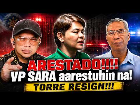 ARESTADO!!!! VP SARA aarestuhin na!  TORRE RESIGN!!!
