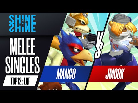 Mang0 vs Jmook - Melee Singles Top 12: Losers Quarters - Shine 2022 | Falco, Fox vs Sheik