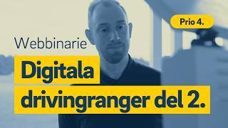 Digitala driving ranger del 2. Webbinarie.