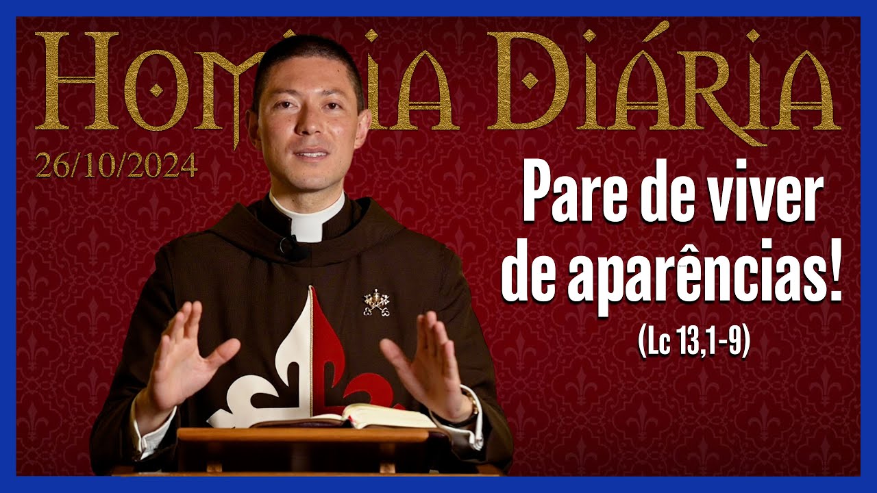 Homilia diária I Sábado - 29ª semana do Tempo Comum I Pe. Flávio Fugyama 26/10/2024