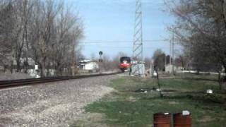 preview picture of video 'Amtrak's Bloody nose Phase I Heritage leads AMTK 303!!!! (03/27/2011)'