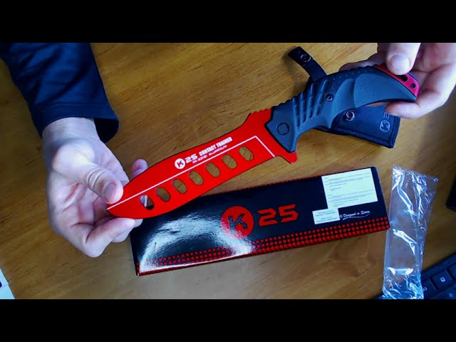 Vídeo relacionado con Jinsion 2 Piezas Cuchillos de Entrenamiento de Goma, 25 cm Cuchillo entrenamiento, Armas de entrenamiento de goma, Resistente & Duradero, Cuchillo Falso para Entrenamiento de Artes Marciales Deporte