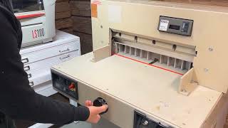 Stroj za rezanje papirja Ideal 5221A naprodaj - Slika 4 | Machineryline SI Stroj za rezanje papirja Ideal 5221A | Slika 4 - Machineryline