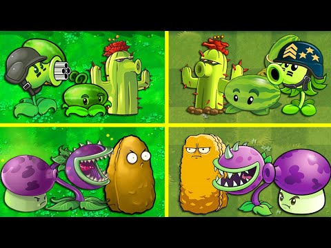 Random Team Plant PVZ 1 vs PVZ 2 - Who Will Win?