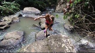 Canadian Girl Dominates Travelling The Philippines (Part 2) - BEAUTIFUL HIDDEN WATERFALL