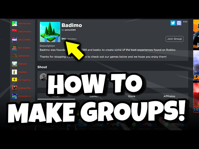 how to make a group for free in roblox