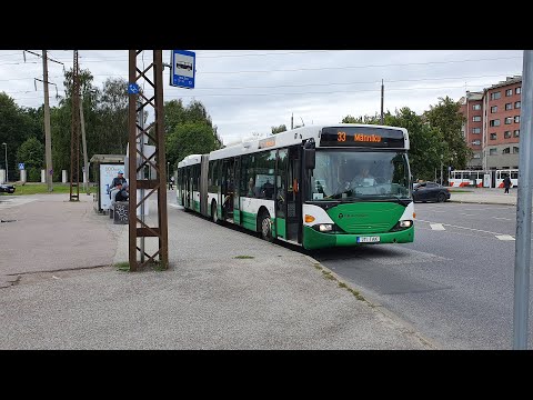 Amazing Scania OmniCity TLT 2211 ZF Ecomat, line 33 Hiiu jaam - Männiku in Tallinn