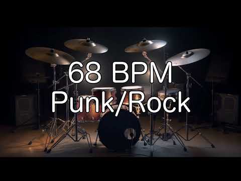 Punk/Rock Groove: 68 BPM Drum Beat for Musicians