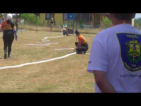 SDH Bechov ženy útok 1 - okrsek Dobšín Kamenice 2.6.2018