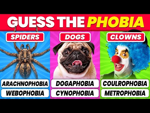 Guess the Phobia Quiz! 👻🦇 | Can You Name the Fear? 😱
