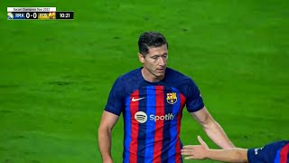 Robert Lewandowski vs Real Madrid (Barcelona Debut 2022) HD