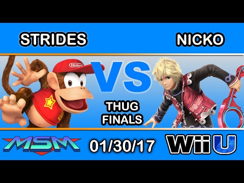 MSM 83 - 2GG | Strides (Diddy Kong) Vs. 2S FAD | Nicko (Shulk) Thug Finals - Smash Wii U