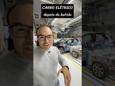 COMO FICA UM CARRO ELÉTRICO DEPOIS DE UMA BATIDA? ID.3 após teste de colisão lateral com 3 pessoas