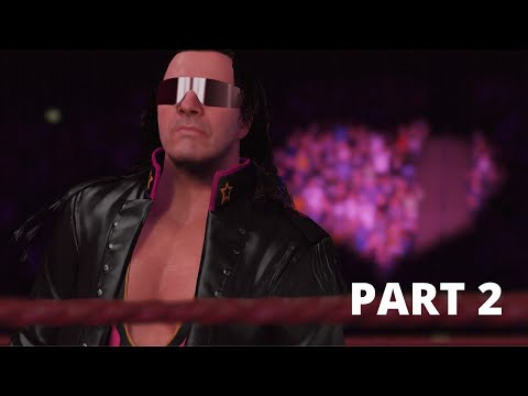 WWE 2K22 MYRISE GAMEPLAY WALKTHROUGH PART 2 BRET HART