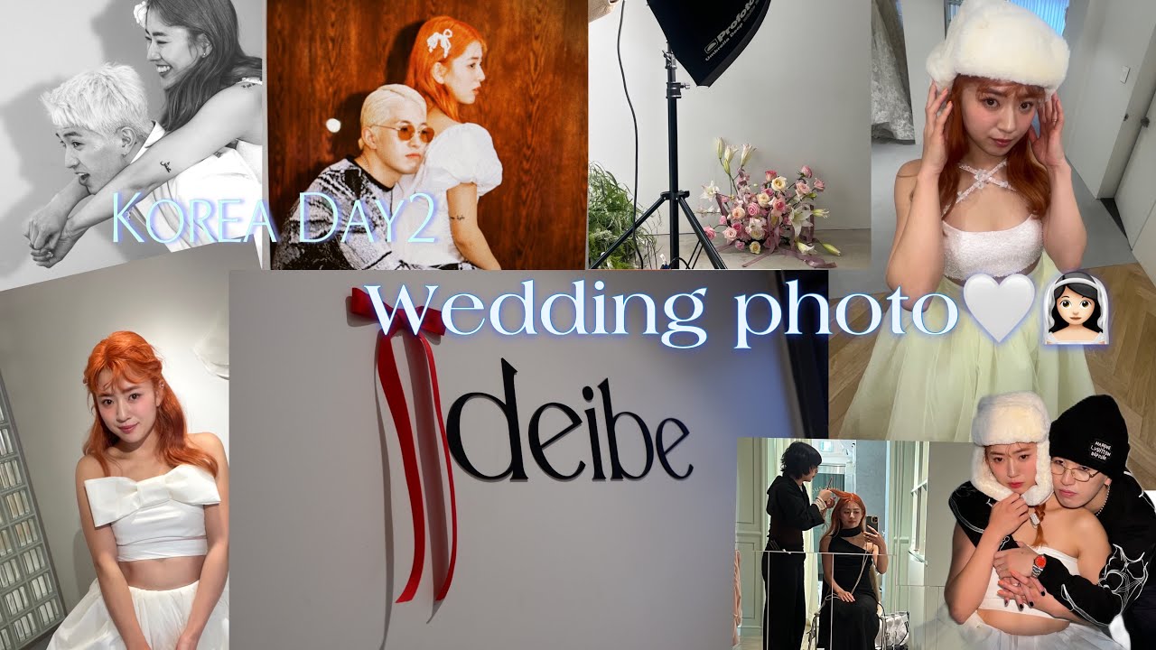 【ウエディングフォト👰🏻‍♀️🤍】渡韓の大本命!人生初のウェディング撮影🥹🩷
