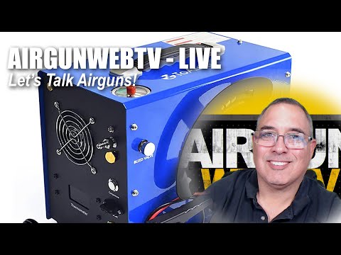 AIRGUNWEBTV LIVE! -  Let's talk Airguns - Unboxing a NEW Compressor and we have a DAR Rifle too!