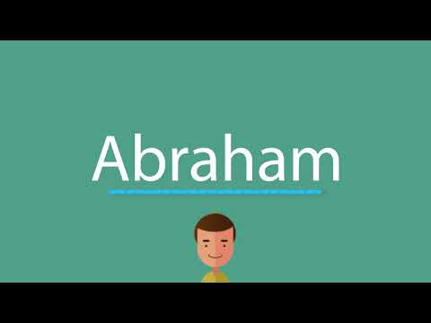 Abraham pronunciation