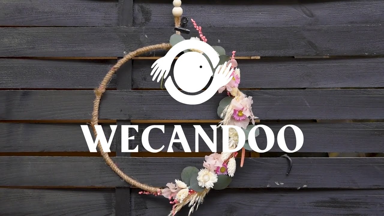 Réalisez votre couronne de fleurs séchées - Vidéo