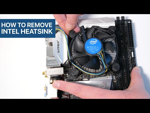 How To Remove an Intel Heatsink and Fan