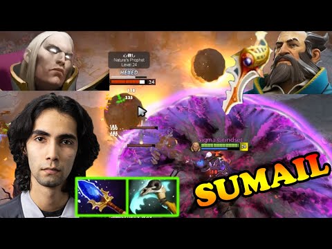 SUMAIL KING OF MID INVOKER SEAMLESS COMBO VS DIVINE RAPIER KUNKKA | DOTA2ORBS