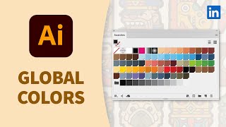 Illustrator Tutorial - Tweak designs faster with GLOBAL COLORS