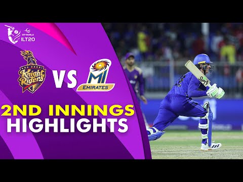 2nd Innings Highlights | ADKR vs MI Emirates | Qualifier 2 | DP World ILT20 | M3Y1J