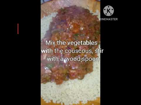 seffa with meat(algerian traditional dish)