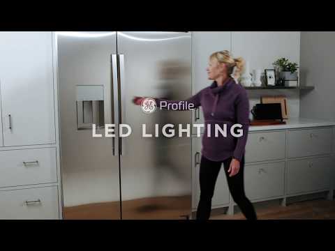 GE Profile Built-In Side by Side Refrigerator - LED Lighting