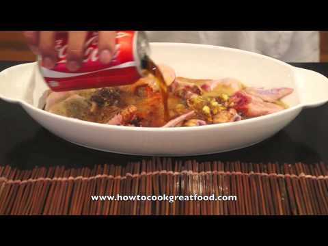 Asian Chicken Wings cooked with Coke a Cola recipe how to cook great food