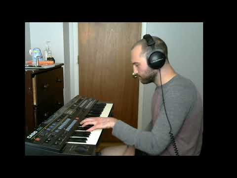 Casio CZ-1 demo - Improvised playing that got me a job as a music teacher!