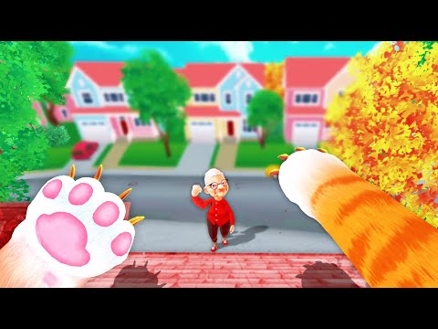 I ESCAPED Granny House... (I Am Cat VR)